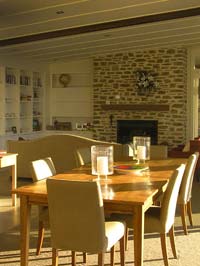 Lounge dining at Prospect Lodge, Te Anau