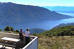 The amazing view from the Luxmore Hut, Kepler Track.
